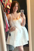 If you're larger chested and are looking for a sexy dress that hides your stomach this is it! I did the size recommendation quiz and bought an XL based on that! (It told me to size up for my chest). For reference this is braless and I've had two kids. Wearing this for a Vegas vow renewal! Would be perfect for a bachelorette party or fun reception dress too! - Kathleen K.