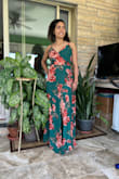 It's beautiful and it fits nicely because it straps makes a nice shape of the body. Nothing see through. I am 5'2'' and it was 3 inches too long with high heels on but an easy fix. It was the first choice of my friends between other 2dresses I bought. I ordered an XS. It's good for someone with small boobs like me. - MARIANA L.