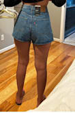 So I wasn't sure how to rate them because they are beautiful shorts but despite trying on two sizes they didn't sit right on my body. I have small waist and wide hips and they gapped at the waist and rode up. Weren't comfortable or flattering. It all depends on your body type. Give it a try! - Marline K.