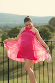 GET IT GET IT! I am almost seven months pregnant with twins and was looking for a comfortable yet chic dress that does NOT look like a maternity dress. This one checks all the boxes! Got the size small and my pre-pregnant size was extra small. - Luna K.