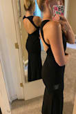 This dress is perfect and better quality than I've gotten from official bridesmaids dress websites. The fit was perfect and long enough to wear with heels! I can't wait to wear this dress. - Lydia T.