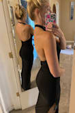 I ordered this as a second option for a bridesmaid dress and while I chose the other one for the wedding in keeping this one just to have! It is extremely flattering and a nice slinky but not cheap material. 11/10 recommend! - Lydia T.