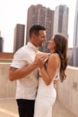 I love this set! The pants are the perfect length to wear with heels and the top was supportive even without a bra! I was nervous to buy an all-white set and wear it in the direct sun for fear you'd see everything but I had no problems with it. - Christina M.