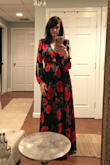 This dress is my new favorite item! I have worn it to work a couple times, with a low heel, I am 5'6 so it was perfect with a 2-3 inch heel. There was a little room in the chest, which is easily fixed with a bit of a padded bra. The fit was beautiful otherwise, and the length was perfection! - Jessica F.