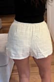 The shorts feel amazing and are well made but the inseam is too short and the shorts are nonexistent when you sit. I just ordered a size up and hoping that will work. Will update when I receive. Here's a pic of the medium on me. Large en route. - Marline K.