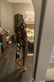 This coverup is super soft and I love the colors/patterns. Unfortunately, it has an odd cut and is cut off in the front, making it feel like more of a cape? I wanted to keep it, but just didn't love it. - Kelsey W.