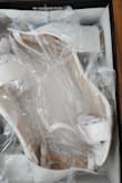 I purchased these shoes for my wedding. I did not want anything super elaborate but elegant, this shoes are just what I wanted and super cheap compared to others in the market. They fit just right and I loved that they have half sizes as they are hard to find. The material is good and they are comfortable. Also, shipping was fast, they arrived within a week. So far, very satisfied. - Adriana D.