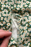 Unfortunately, after one wear, the seam split when I bent over. I ordered this size purposefully so I would have some extra room for comfort, so it was honestly probably a touch larger than it should be, loose around the area of the split bin unfortunately it still ripped just from cheap-ish fabric at a seam. In the photo you can see how the material frayed. - Sarah P.
