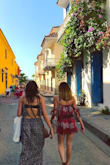 I wore this set on a trip to Cartagena and it was perfect for the hot, HUMID weather. The material stayed light and flowy all day and it travel well by not getting too wrinkled. Love that's it's 2 pieces so I can mix and match the top with jean shorts :) - Amanda E.