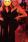I wore this for my moms wedding on NYE. I had gained a little weight from when I bought it but it was still so slimming and had just a slight amount of stretch that I was able to move about but it held me in very nice and fit my curves like a glove. I would say it is true to size. I have an average bust but i would say size up for larger busts. - Stephany F.