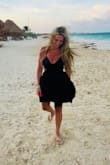 This is a beautiful dress! Wore it for my birthday on our vacation and it was perfect! Love the pockets! - Sarita M.