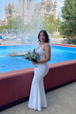 I was delighted with this beautiful dress, it makes my body look super curved, I felt super sexy and elegant at the same time. I loved! - Ariluz H.