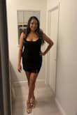 I love the dress, it is as pictured, it just runs a little large on the bust part for me. - Jessica D.