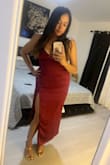 I like how the dress fits, it's very comfortable. It has good breast support, so you don't need to wear a bra. - Jessica D.