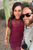 Perfect dress for Christmas Eve or even dress rehearsal dinners! No complaints about this whatsoever except that I love it! From the fit to the style it's perfect and true to size in every which way!
Pairs great with the Amalia Black Lace-up Heels I found on Lulus as well. - Abby P.