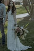 I got a small and it was so perfectly fitting that I almost didn't get the zipper up. But a Medium would've been loose and I wanted to show some curve. This was a perfect dress for an outdoor wedding. It looks better in person and it's very very comfortable. I'm all about comfort!!! - Kendall K.