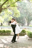 It just fit perfectly! I used it for my civil wedding & Save the Date pictures - Tania Y.