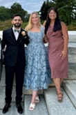 I got so many compliments on this dress!! Fit perfectly. Can wear with or without a bra- I did both (I have a smaller chest). Would 100% recommend - perfect for a summer wedding :) - Caroline K.