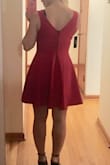 I purchased 3 or 4 red dresses and had to choose which one looked best on me.  This was a runner up but lost the battle only due to the neckline.  A higher neckline looked better on me than this one did.  But the fit and quality was perfect! - Kimberly H.