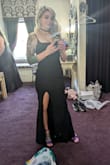 This dress was so flattering and comfortable to wear. Easy to use the restroom and also move on the dancefloor. It was the perfect Bridesmaid dress and runs true to size. - Betsy M.