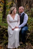 Wore this for our private outdoor wedding. The dress fit perfectly right out of the bag. It definitely would have been able to accommodate a larger chest size but also worked well with my smaller bust. It was very comfortable and I have gotten so many compliments on it! - Nicole K.