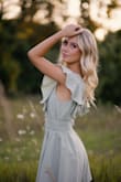 I bought this for my daughter's senior pictures and it photographed beautifully. She has had so many compliments. She is very petite so the XS fit perfect. - Brienne S.