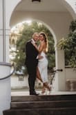 This dress was absolutely perfect for our engagement photoshoot! It fit beautifully and photographed so well. - Erin E.