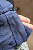 Lose threads everywhere! It looks so cheaply made, I will not be keeping this. I regret buying it. 

It's 100% polyester and the tule is also not very comfortable. 

I bought because the reviews, but it doesn't accurately represent the quality. - Anne Q.
