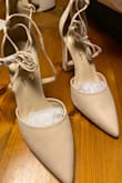 I'm not so familiar with the sizes since I live in Europe, and we don't measure our sizes that way. So I accidentally ordered them too big and they don't fit me as intended. I would like to return them because the heel is bigger than I thought and won't be able to walk in them. They're pretty and also good quality but just too big. - Prapapon