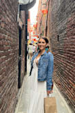 I wore this dress to high tea. I received so many compliments on it. The only thing was it's a little tight in the chest. The clasp that holds the top closed was open a little but not too much to look awkward. - Vanessa C.