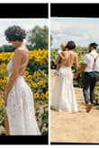 I love this dress so much; it makes me feel so beautiful that I want to find more nice places to go just so I can have an excuse to wear it again! I never ever thought I'd ever buy my wedding dress online but I'm so glad I did. Everyone complimented how beautiful it was, and everyone said it was so me and suited my personality so well. I was worried it wouldn't fit cause of my height but it did! I was going to get a medium, but after doing the quiz and reading others' reviews, I got a small and I'm happy I did! My husband LOVED the reveal for this dress too. - Liberty G.