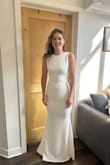 Absolutely love this dress, fit perfectly, modest in the front and still sexy in the back. Material was very high quality would recommend Lulus to others looking for a affordable wedding. - Christine