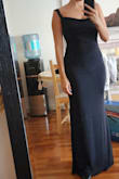 This dress is amazing! It fits so well and is super flattering! - Hope J.