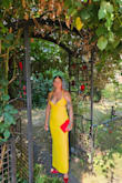Dress was perfect. Color exactly as pictured. Fabric felt nice, not too thin. 100% recommend - Rachel K.