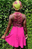 I like this solid print dress during the summer. Festival/wedding/a day out/a night out. The dress is really versatile. - Nicole E.