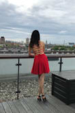 This is my first red dress, I would say.. it was perfect! :) It fit me well and was comfortable! Loved the red dress! - Stephanie Z.