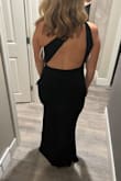 Very beautiful dress and very comfortable. The material is very comfortable and is not too tight. It hugs all the right places. - Katelyn G.