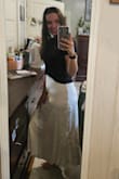 This skirt is gorgeous! It looks just like the photo. I ordered it for when I go to the ballet in December, and I am excited to wear it! The pictures aren't the best, but I tried! - Ann M.