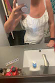I LOVE how the bottom of this dress fits. It is really flattering. The material is nice as well! The top has way too much extra fabric. I tried putting in a larger bra to see if that would help, but there is too much material under the armpit area. Sadly returning this dress because of this. - Megan E.