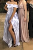 I had to get this replaced initially because the product arrived damaged, but Lulus customer service was amazing! Dress was perfect except the sleeves were a little tight and limited arm movement - Lilly S.