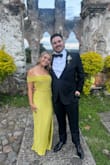 Wore to a formal summer wedding, and it was absolutely perfect. Loved the color, it fit perfectly. Dress was a little long but only because I'm short. The inner lining was a little shorter than the outer, so was able to shorten just the outer layer. Will wear again any chance I get! - Alissa F.