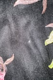 In the picture the dress has full embroidery on the front of the dress 
I received my order and there is no embroidery on the front of the chest. 
It is solid black. Also not sure what is on the dress. Didn't even try it on but I could not save my review unless I chose an option. - Kristine D.