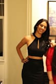 It fits perfect. I definitely have more abs showing but don't mind it. Love the material. Its such a sexy outfit. - Amiksha G.