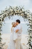 Omg! I am obsessed with this dress! It was gorgeous and I absolutely loved wearing it for my wedding on the beach! Girl if you want this dress you should buy it!!!!!!!!!! You will not regret it - Alice W.
