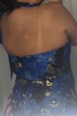 This dress is gorgeous! They're not much wiggle room but it's so pretty. I did try the L and XL. Although more room in the XL, it was just enough to pull away from my skin which I didn't like and the slight extra length was too much for my height. I kept the L and just need to hit the gym a couple times and it'll be perfect! - Victoria F.