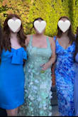 This dress was perfect for a summer wedding! Super comfy, vibrant, and got tons of compliments. I was looking for a dress that was flattering to my chest without being too revealing and/or unsupportive. Loses one star because the adjustable straps don't stay in place & I had to ask for help the whole night tightening them. But can't wait to wear again!! - Colleen L.