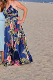Loved it! Comfortable and flattering. Easy to dance. I did get it hemmed a little but it was awesome. - Elizabeth R.
