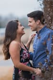 I ordered a large to be safe but I definitely should have ordered a medium. It was pretty large and long (because im short) but I still love it so so much! I wore it to Vegas for my bachelorette party, wore it to a bridal shower, and for my engagement photo shoot! Its my favorite dress! - Enid P.