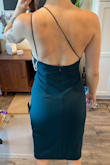 I received so many compliments in this dress! It fit incredibly, was stretchy, and was made with high quality fabric. room for sticky boobs but also was good without and did not show much nipple imprint. I loved that it was't too short either for my smaller height. The color was rich and beautiful. no complaints. - Mallory R.