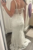 I tried on so many Lulus dresses and ended up choosing this one. There was no need for any alterations since the straps are adjustable. The dress is super comfortable and doesn't feel cheap. - Geily F.